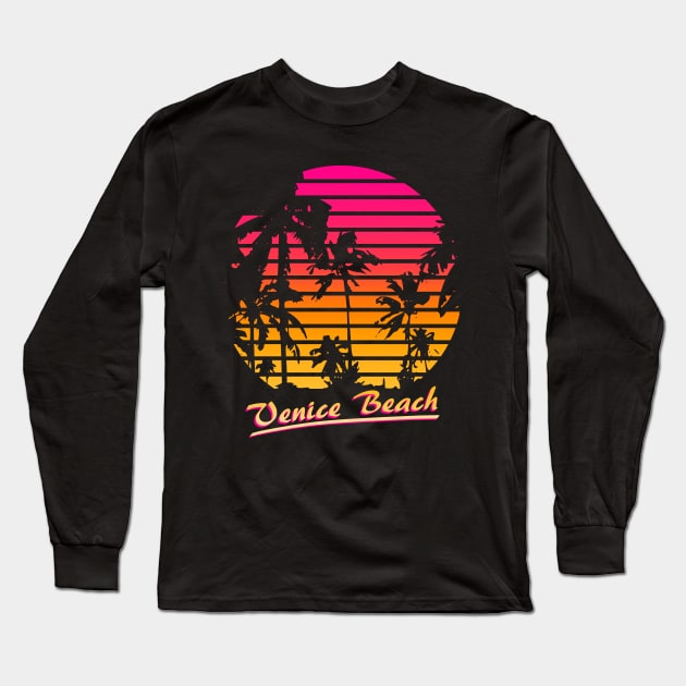 Venice Beach Long Sleeve T-Shirt by Nerd_art